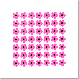 Flower Pattern Posters and Art